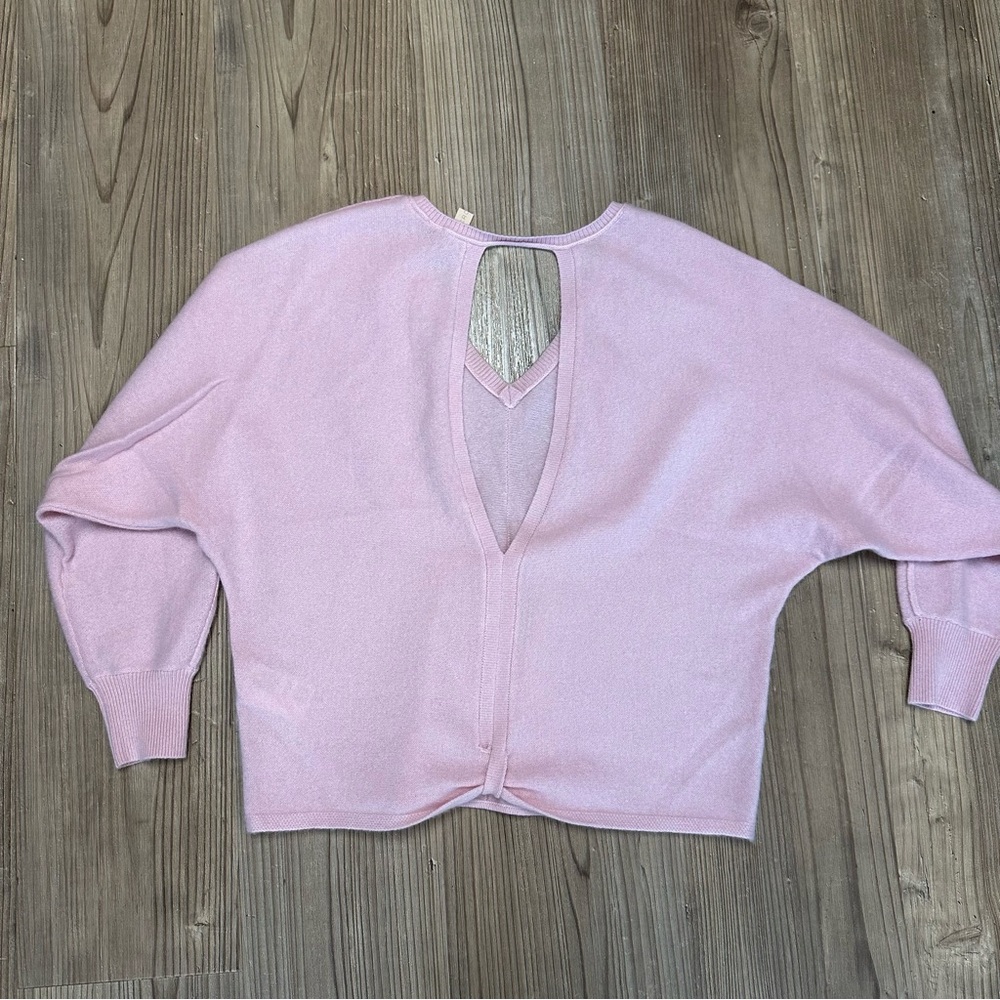 Anthropologie Open-Back cashmere Sweater